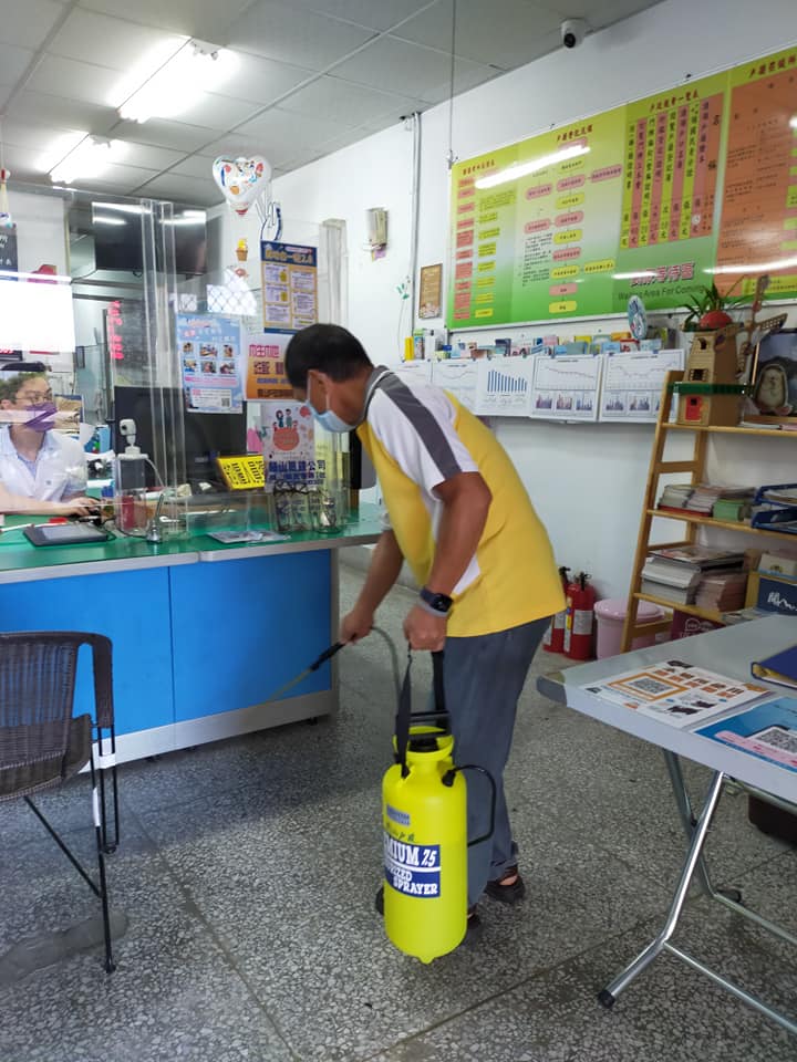 連結至戶所為洽公民眾，施實消毒作業按我看更多圖片
