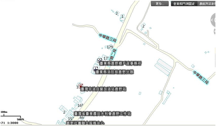 鹿野辦公室地圖